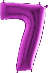 40IN PURPLE NUMBER 7 FOIL BALLOON