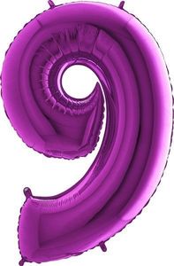 40IN PURPLE NUMBER 9 FOIL BALLOON