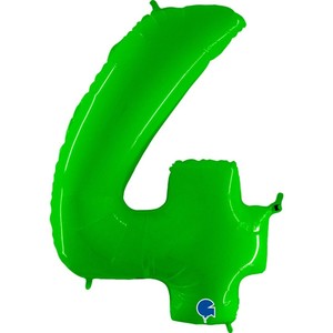 Green Neon 40" Number Balloons