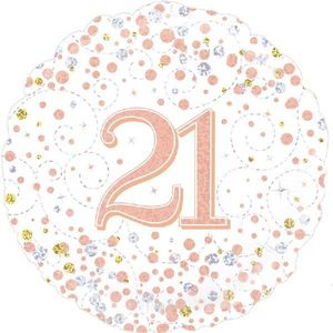 18IN SPARKLING FIZZ 21ST B/DAY FOIL